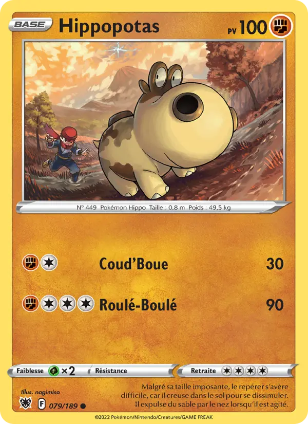 Hippopotas — carte 079 de l’extension Astres Radieux
