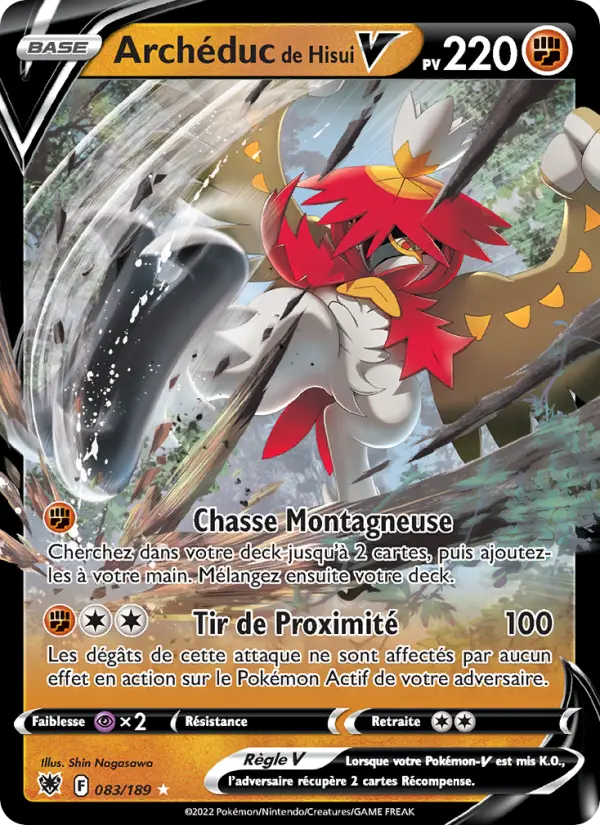 Archéduc de Hisui V — carte 083 de l’extension Astres Radieux