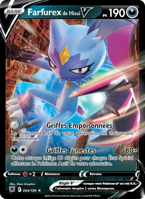 Farfurex de Hisui V — carte 094 de l’extension Astres Radieux