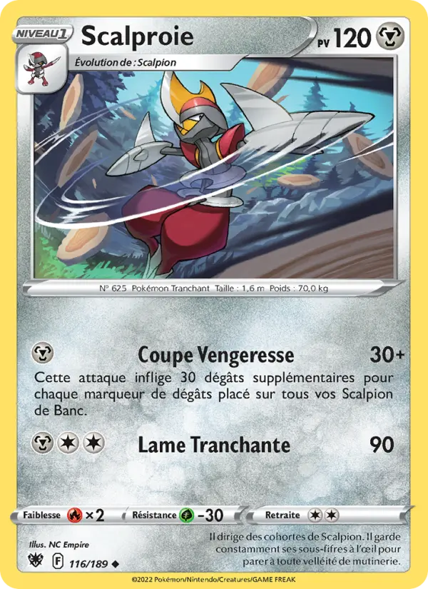 Scalproie — carte 116 de l’extension Astres Radieux
