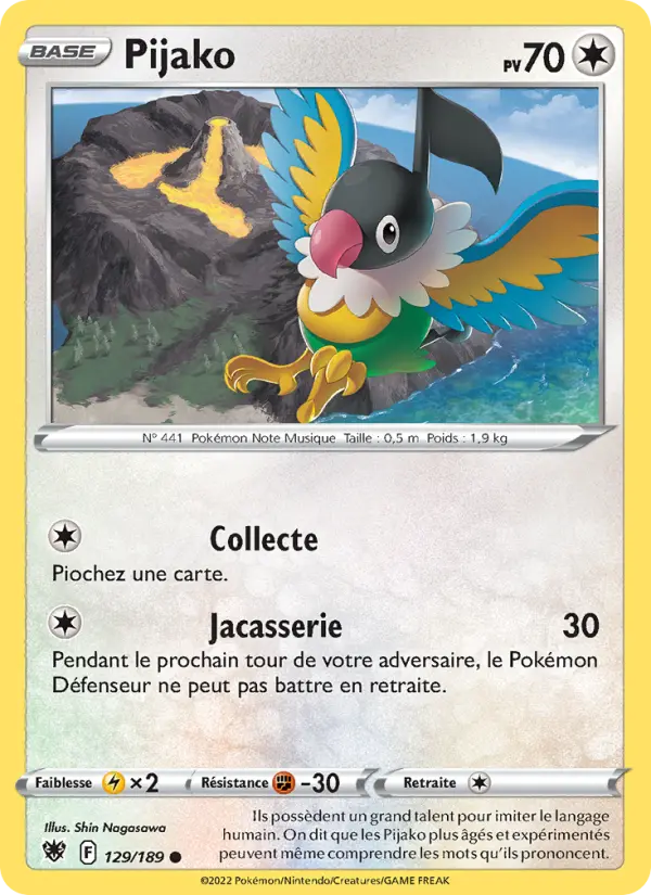 Pijako — carte 129 de l’extension Astres Radieux