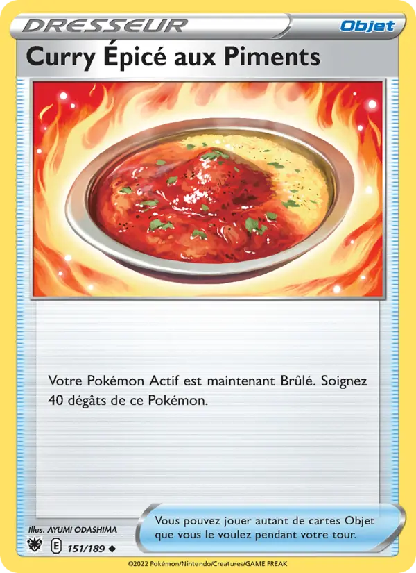 Curry Épicé aux Piments — carte 151 de l’extension Astres Radieux