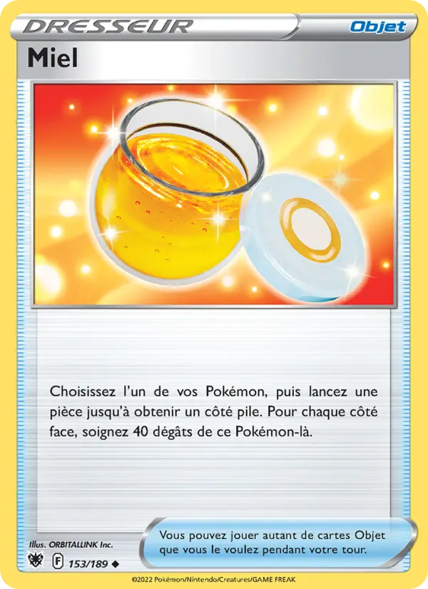 Miel — carte 153 de l’extension Astres Radieux