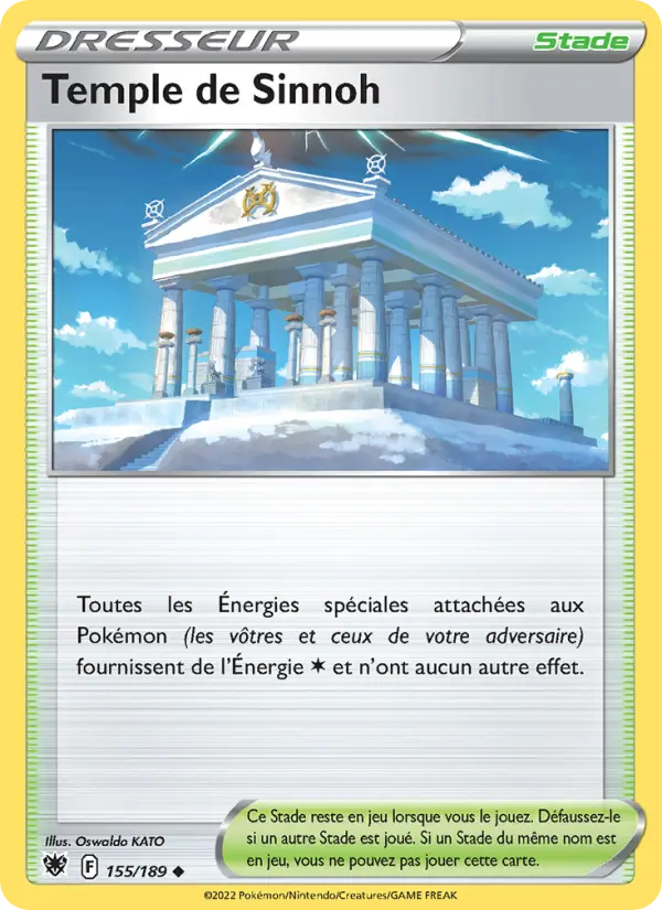 Temple de Sinnoh — carte 155 de l’extension Astres Radieux