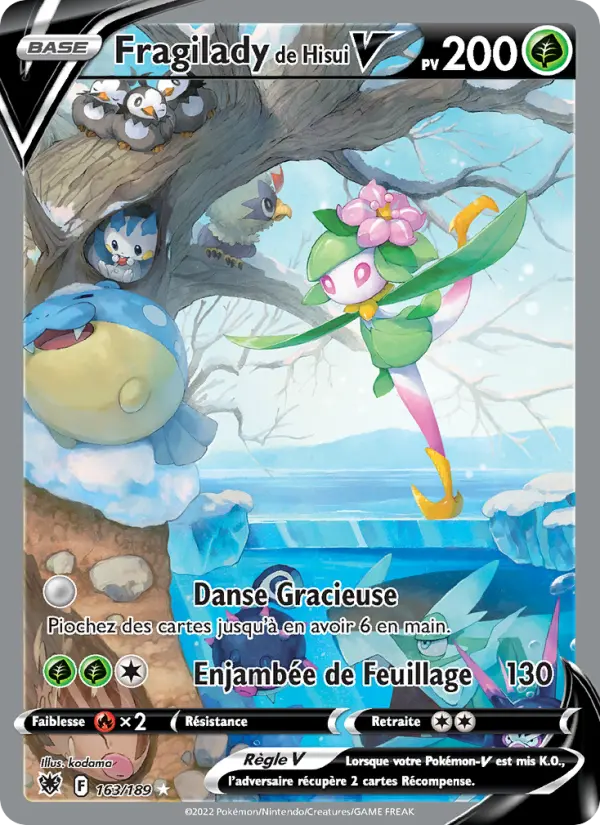 Fragilady de Hisui V — carte 163 de l’extension Astres Radieux