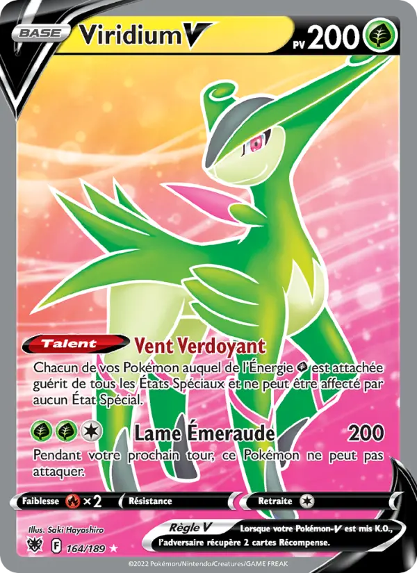 Viridium V — carte 164 de l’extension Astres Radieux
