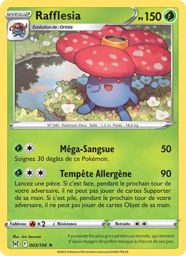 Rafflesia — carte 003 de l’extension Origine Perdue