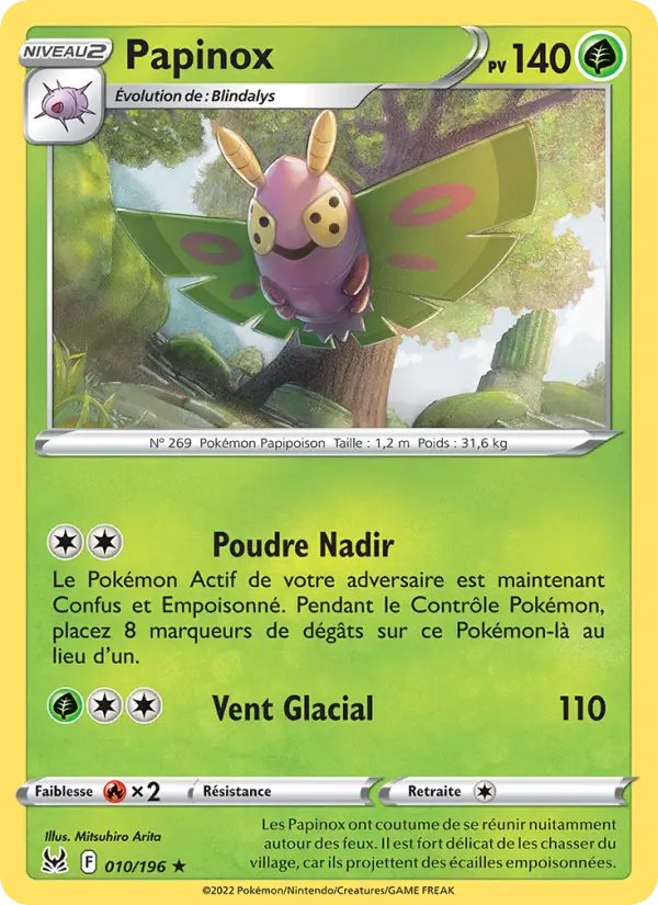 Papinox — carte 010 de l’extension Origine Perdue