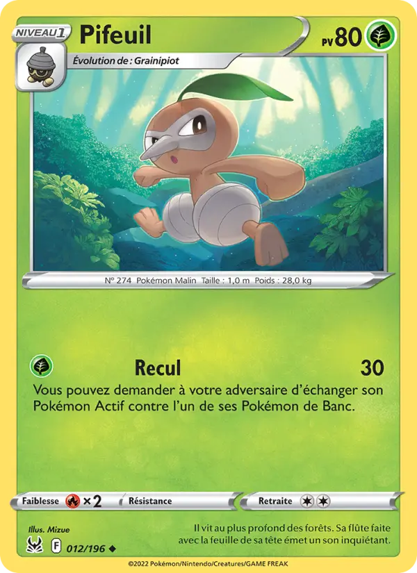 Pifeuil — carte 012 de l’extension Origine Perdue