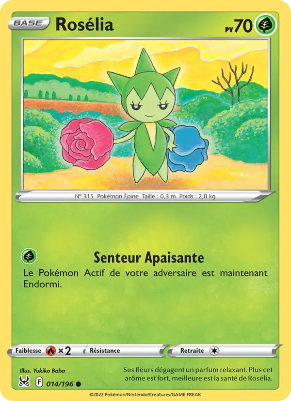 Rosélia — carte 014 de l’extension Origine Perdue