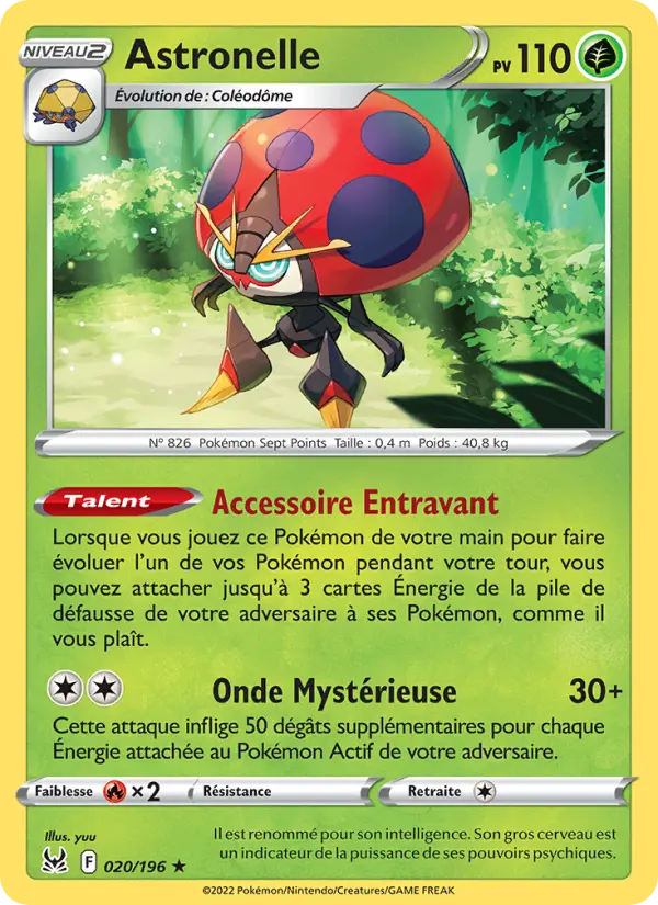 Astronelle — carte 020 de l’extension Origine Perdue