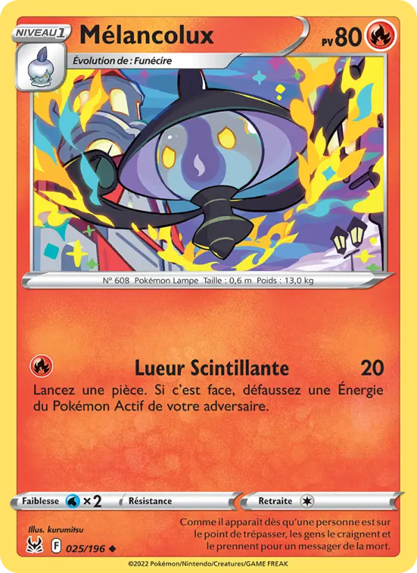 Mélancolux — carte 025 de l’extension Origine Perdue