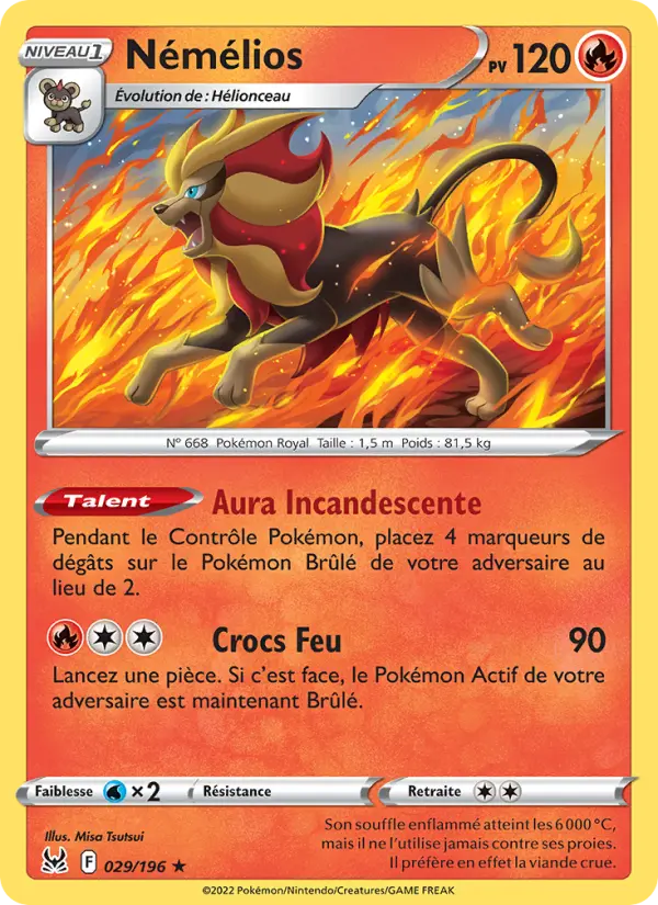 Némélios — carte 029 de l’extension Origine Perdue