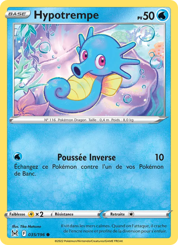 Hypotrempe — carte 035 de l’extension Origine Perdue
