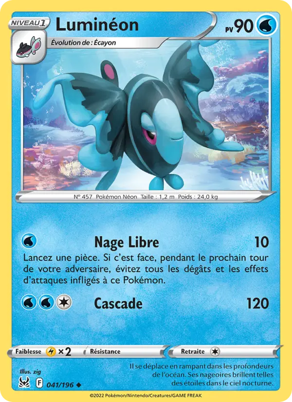 Luminéon — carte 041 de l’extension Origine Perdue