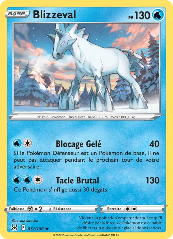 Blizzeval — carte 051 de l’extension Origine Perdue