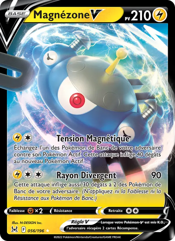 Magnézone V — carte 056 de l’extension Origine Perdue