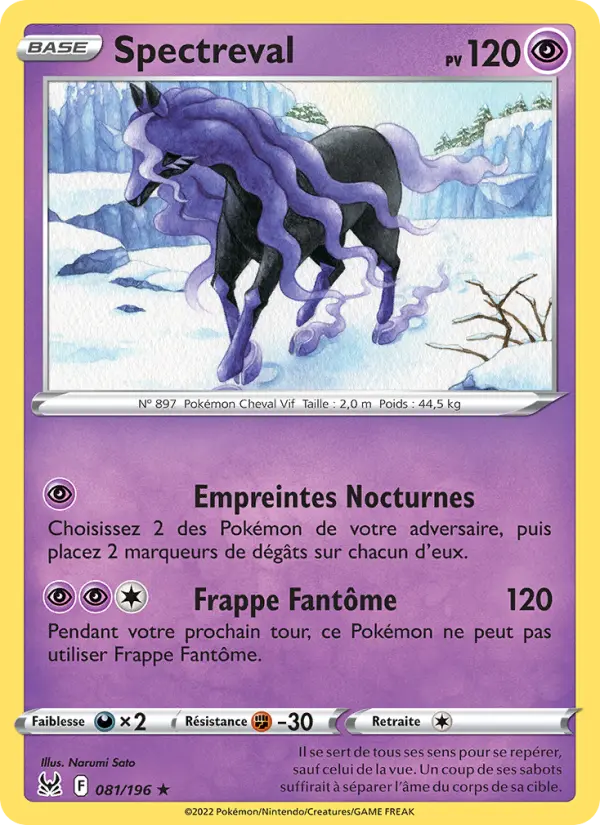 Spectreval — carte 081 de l’extension Origine Perdue