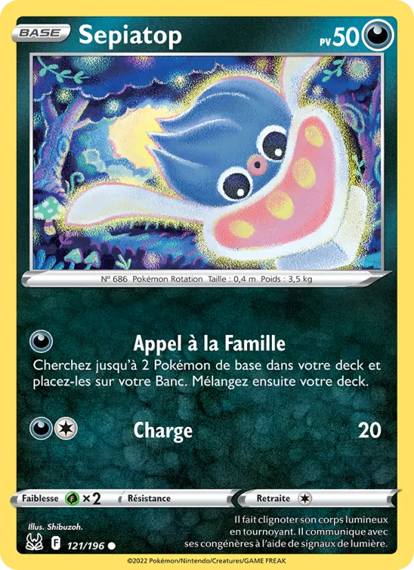 Sepiatop — carte 121 de l’extension Origine Perdue