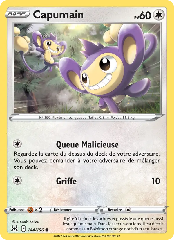 Capumain — carte 144 de l’extension Origine Perdue