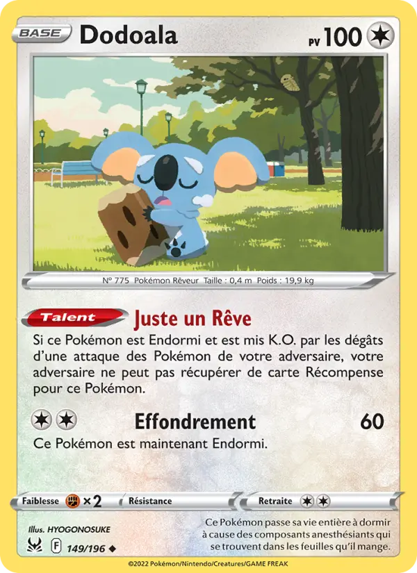 Dodoala — carte 149 de l’extension Origine Perdue