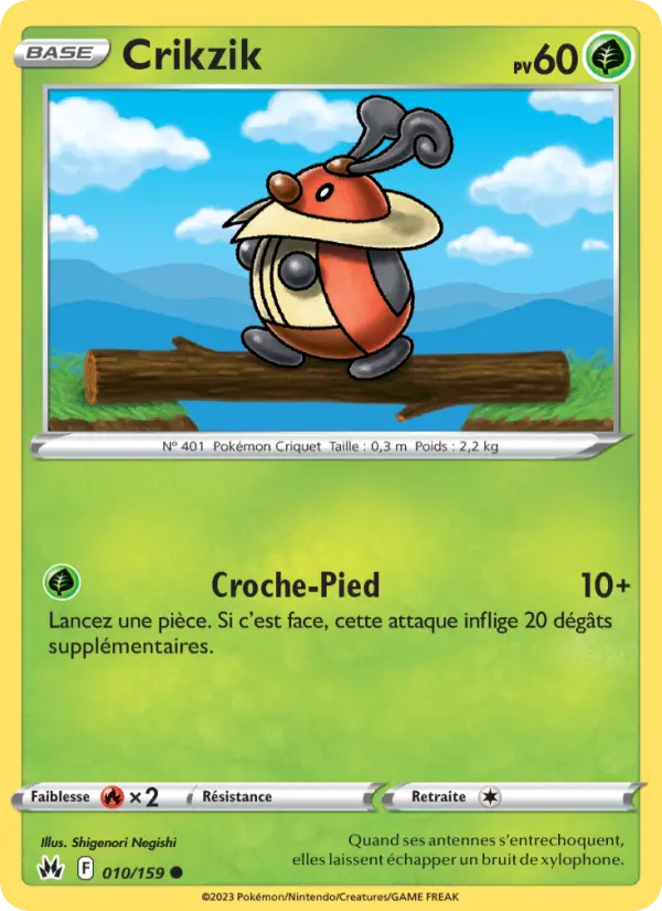 Crikzik — carte 010 de l’extension Zénith Suprême