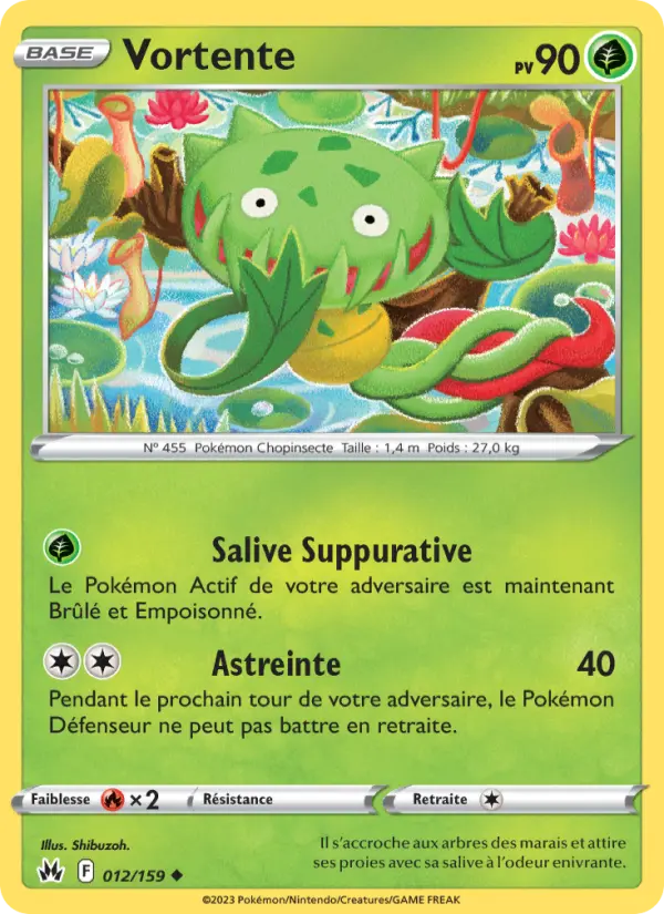 Vortente — carte 012 de l’extension Zénith Suprême