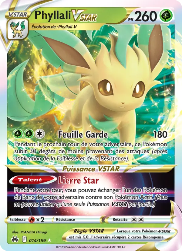 Phyllali VSTAR — carte 014 de l’extension Zénith Suprême