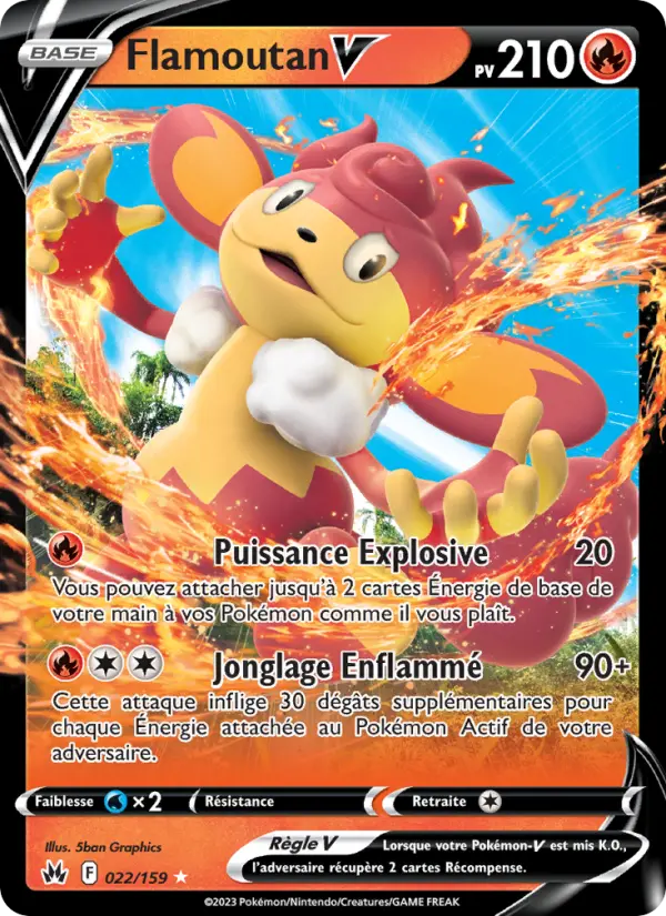 Flamoutan V — carte 022 de l’extension Zénith Suprême