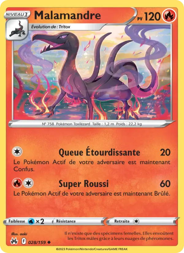 Malamandre — carte 028 de l’extension Zénith Suprême