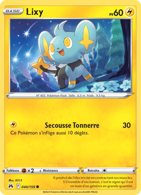 Lixy — carte 040 de l’extension Zénith Suprême