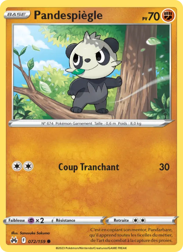 Pandespiègle — carte 072 de l’extension Zénith Suprême