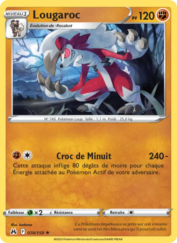 Lougaroc — carte 074 de l’extension Zénith Suprême