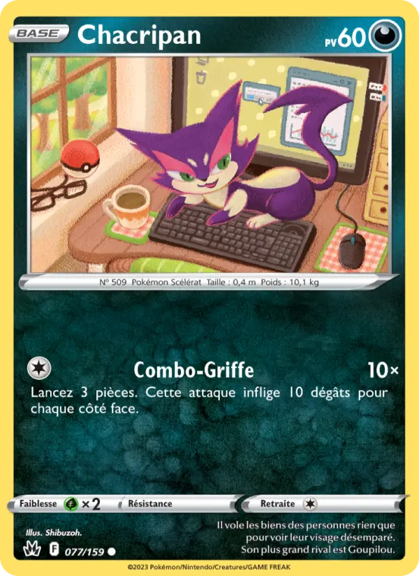 Chacripan — carte 077 de l’extension Zénith Suprême