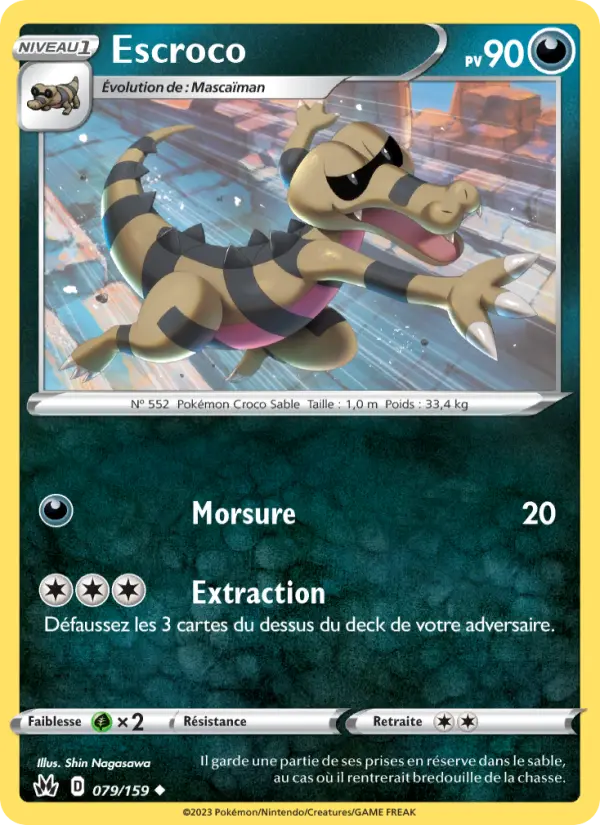Escroco — carte 079 de l’extension Zénith Suprême
