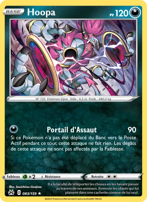 Hoopa — carte 083 de l’extension Zénith Suprême