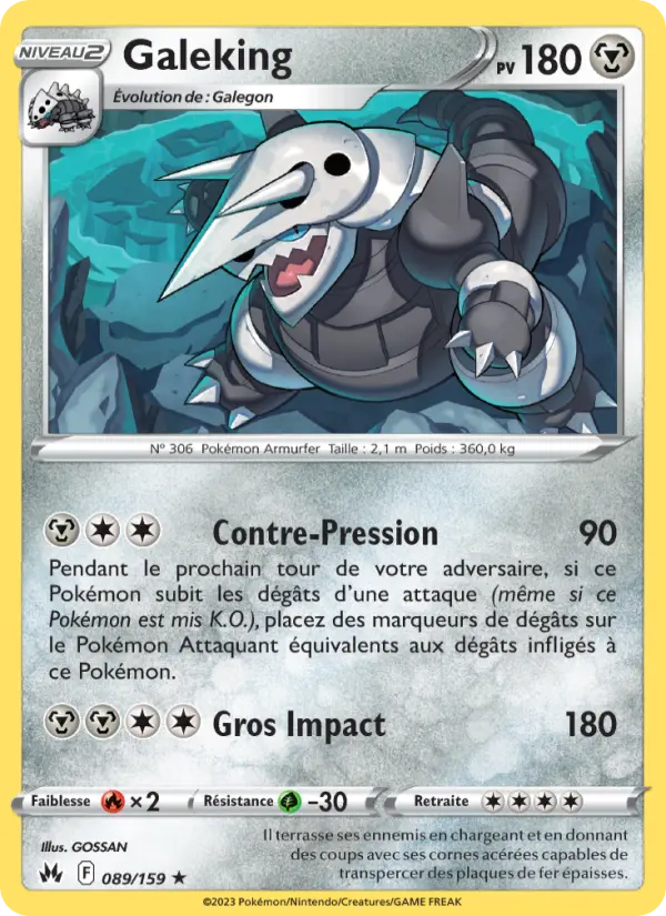 Galeking — carte 089 de l’extension Zénith Suprême
