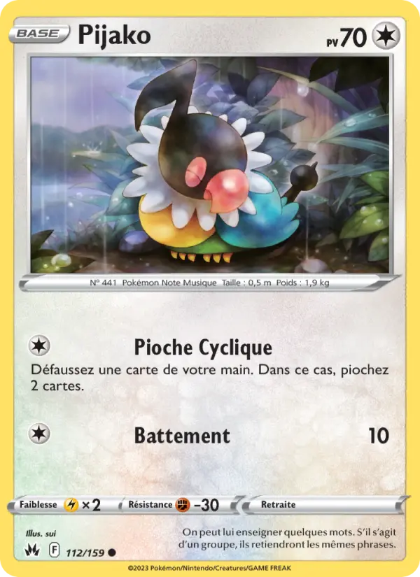 Pijako — carte 112 de l’extension Zénith Suprême