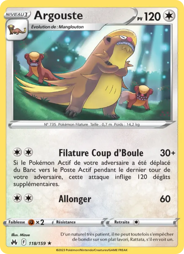 Argouste — carte 118 de l’extension Zénith Suprême