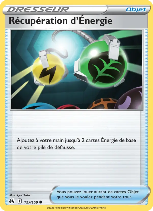 Récupération d'Énergie — carte 127 de l’extension Zénith Suprême