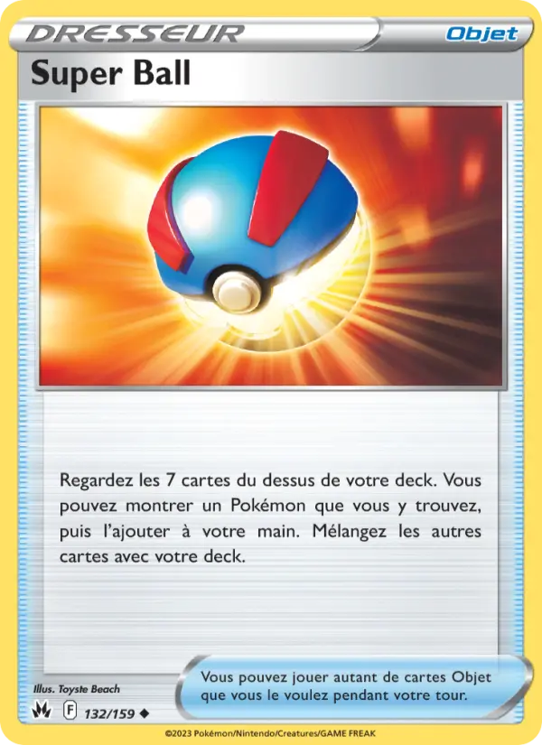 Super Ball — carte 132 de l’extension Zénith Suprême