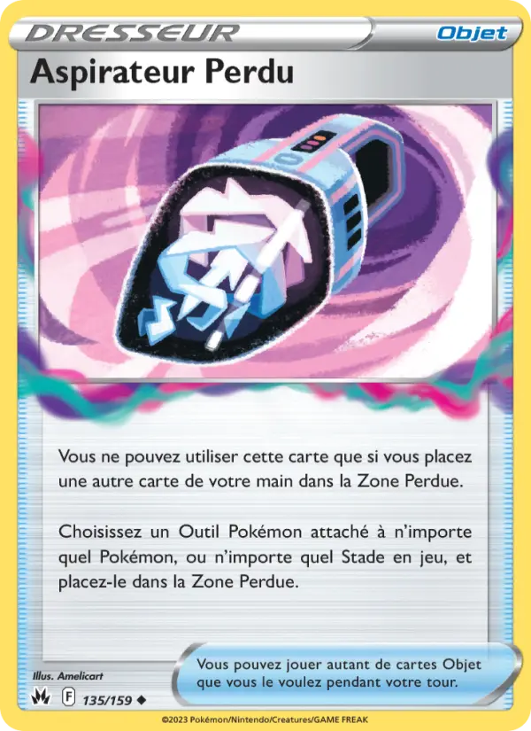 Aspirateur Perdu — carte 135 de l’extension Zénith Suprême