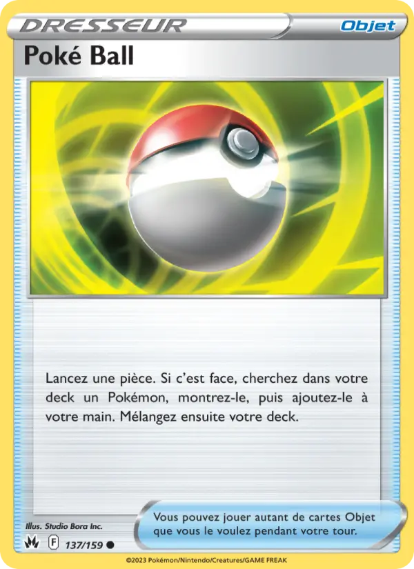 Poké Ball — carte 137 de l’extension Zénith Suprême