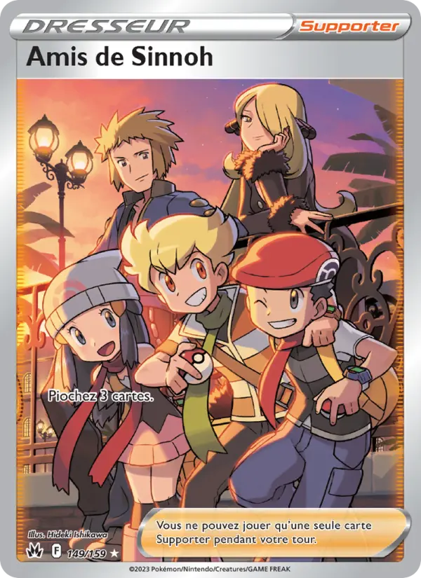 Amis de Sinnoh — carte 149 de l’extension Zénith Suprême