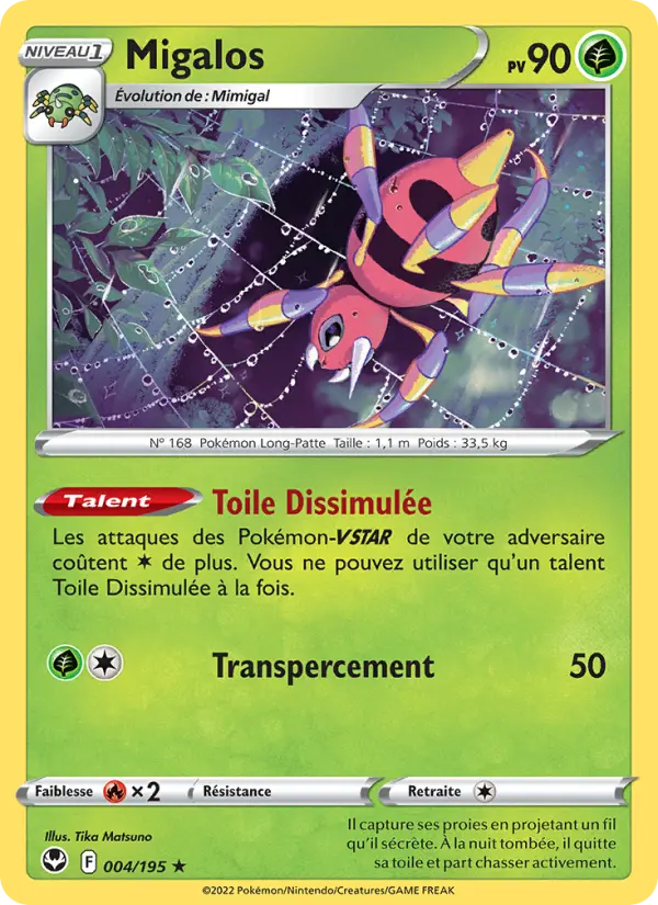 Migalos — carte 004 de l’extension Tempête Argentée