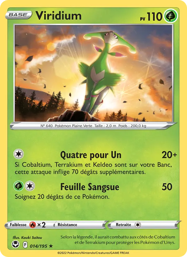 Viridium — carte 014 de l’extension Tempête Argentée