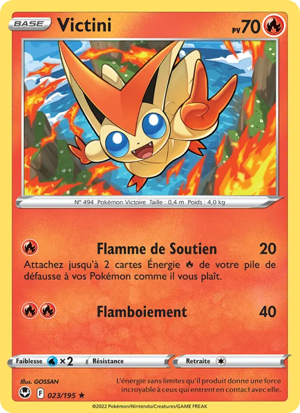 Victini — carte 023 de l’extension Tempête Argentée