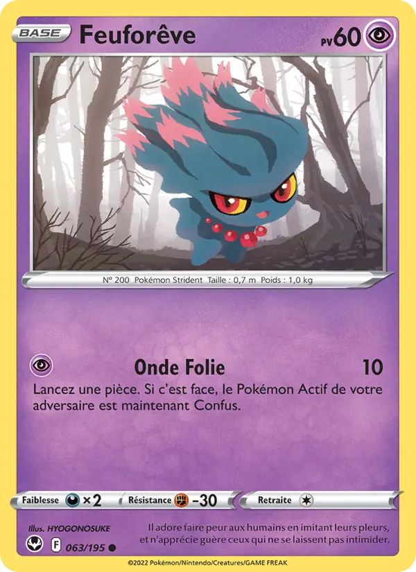 Feuforêve — carte 063 de l’extension Tempête Argentée