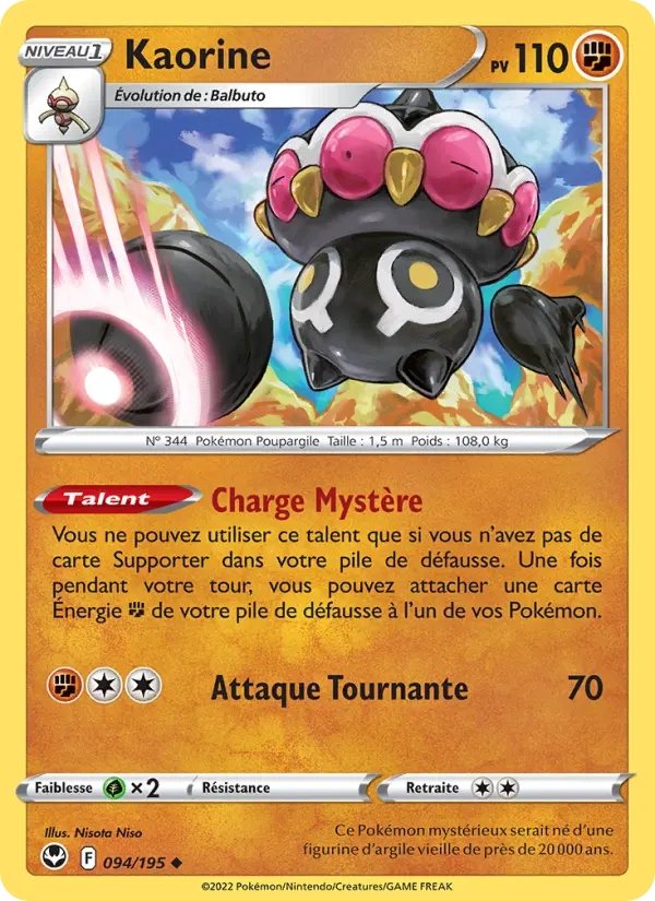 Kaorine — carte 094 de l’extension Tempête Argentée