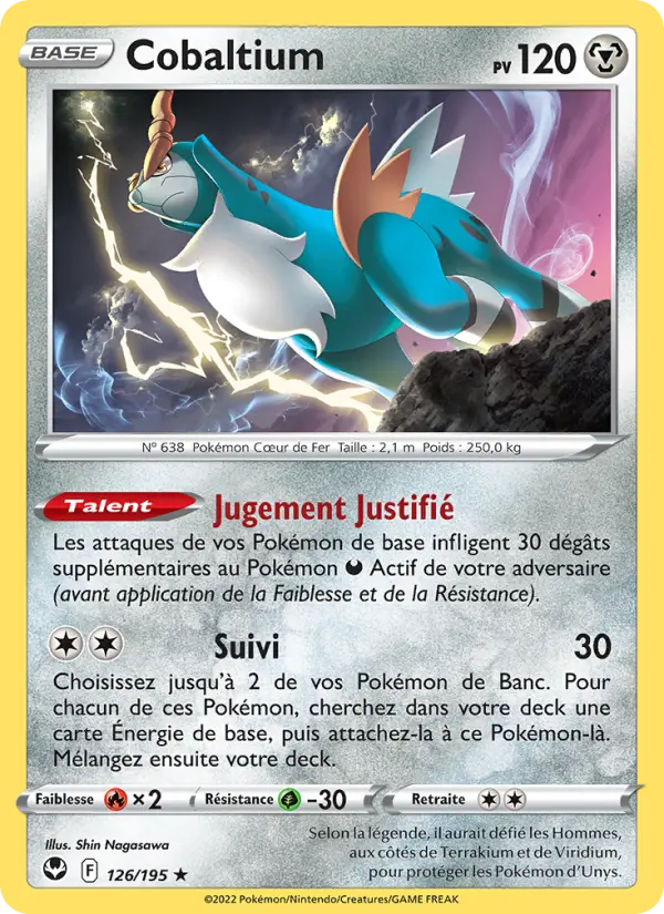 Cobaltium — carte 126 de l’extension Tempête Argentée